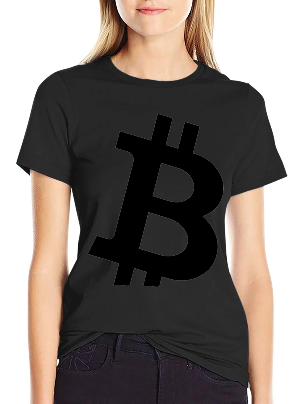 Bitcoin Logo Black T-Shirt - Crypto Currency product image 5