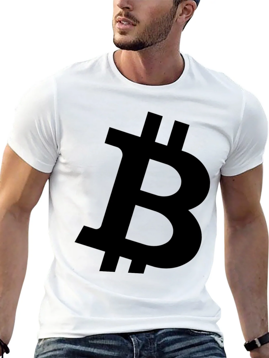 Bitcoin Logo Black T-Shirt - Crypto Currency product image 4