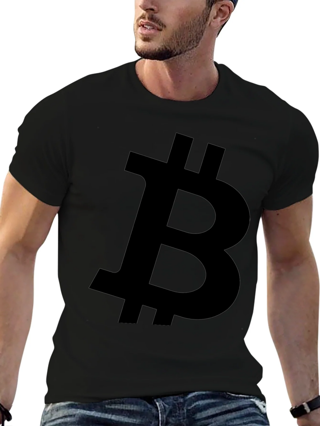 Bitcoin Logo Black T-Shirt - Crypto Currency product image 9