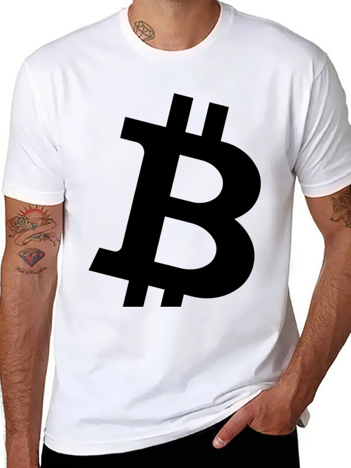 Bitcoin Logo Black T-Shirt - Crypto Currency product image 10