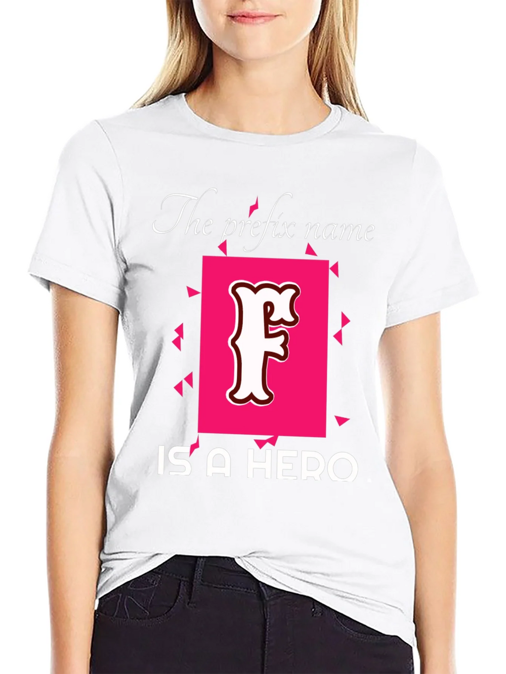 Prefix Name Hero T-Shirt - Novelty Tee product image 11