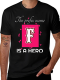 Prefix Name Hero T-Shirt - Novelty Tee product image 1