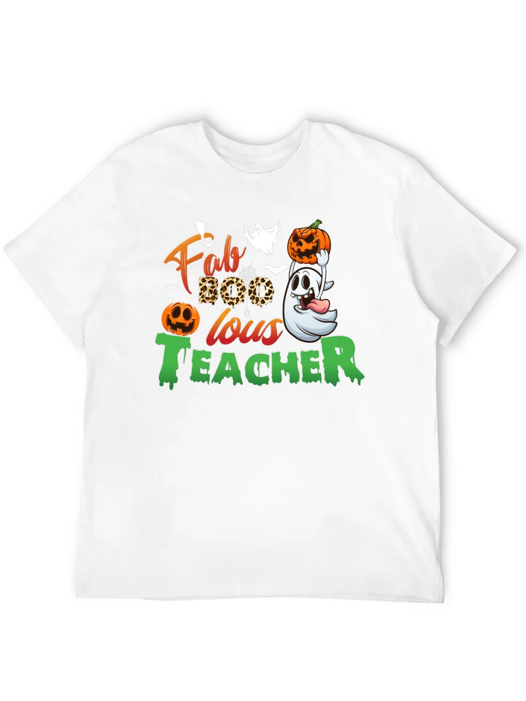 Fab-BOO-lous Teacher Halloween T-Shirt product image 3