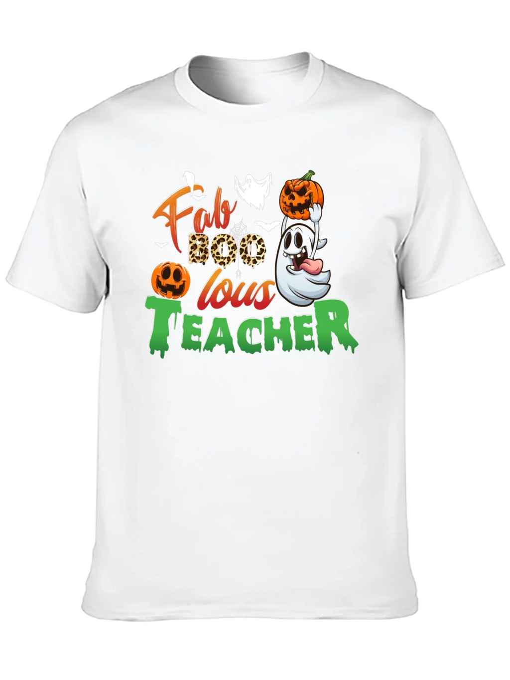 Fab-BOO-lous Teacher Halloween T-Shirt product image 12
