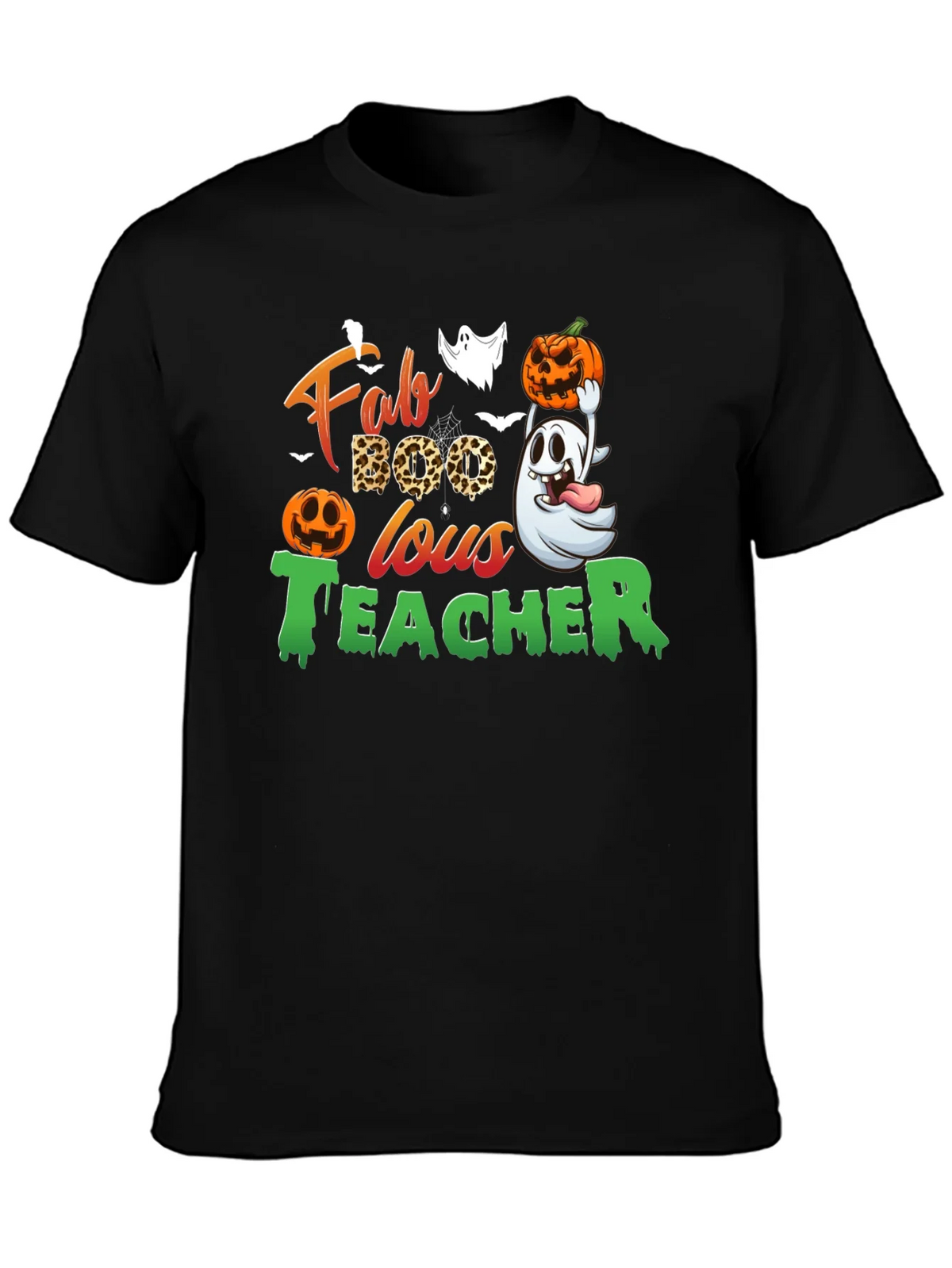 Fab-BOO-lous Teacher Halloween T-Shirt product image 6