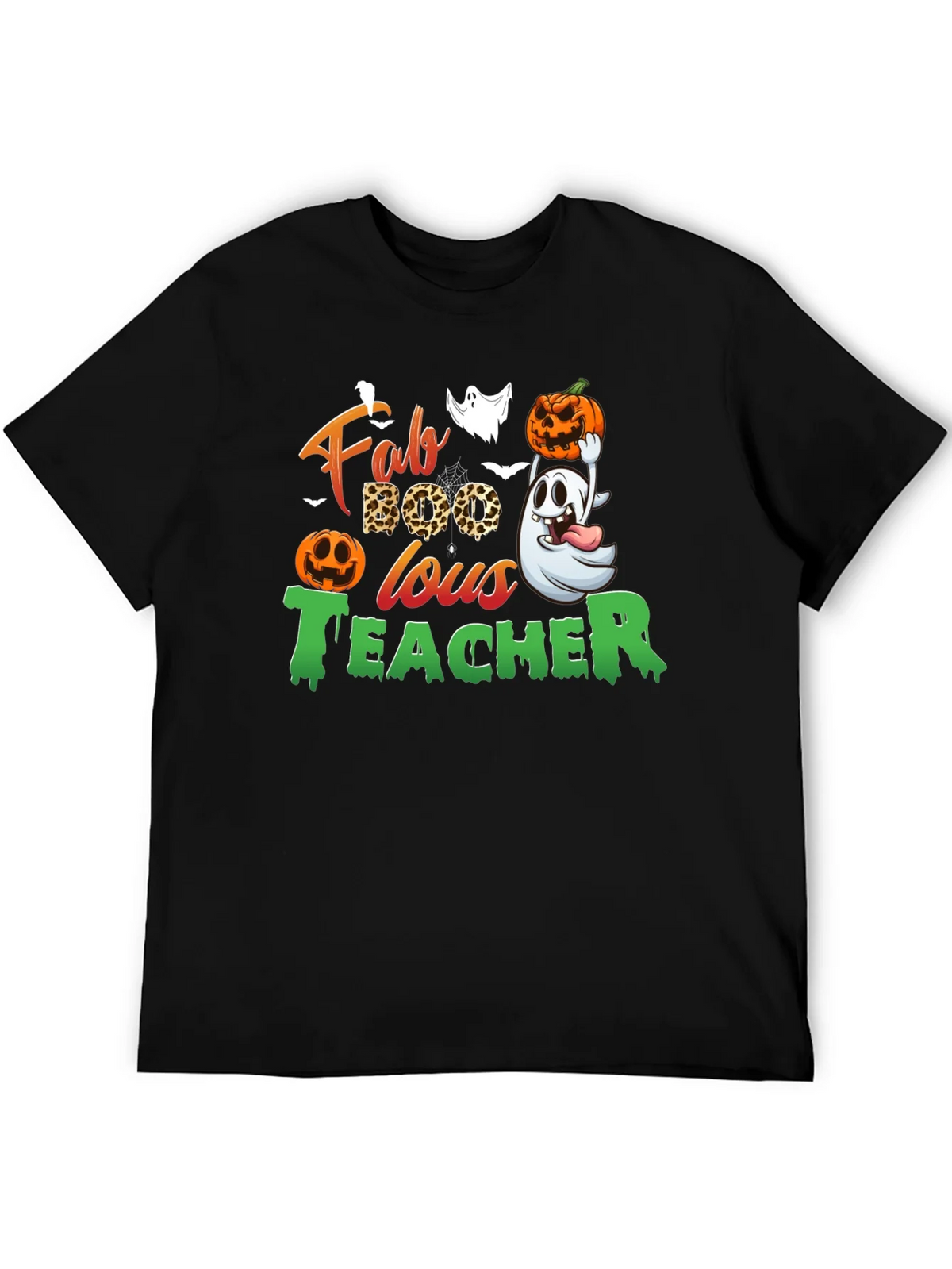 Fab-BOO-lous Teacher Halloween T-Shirt product image 8