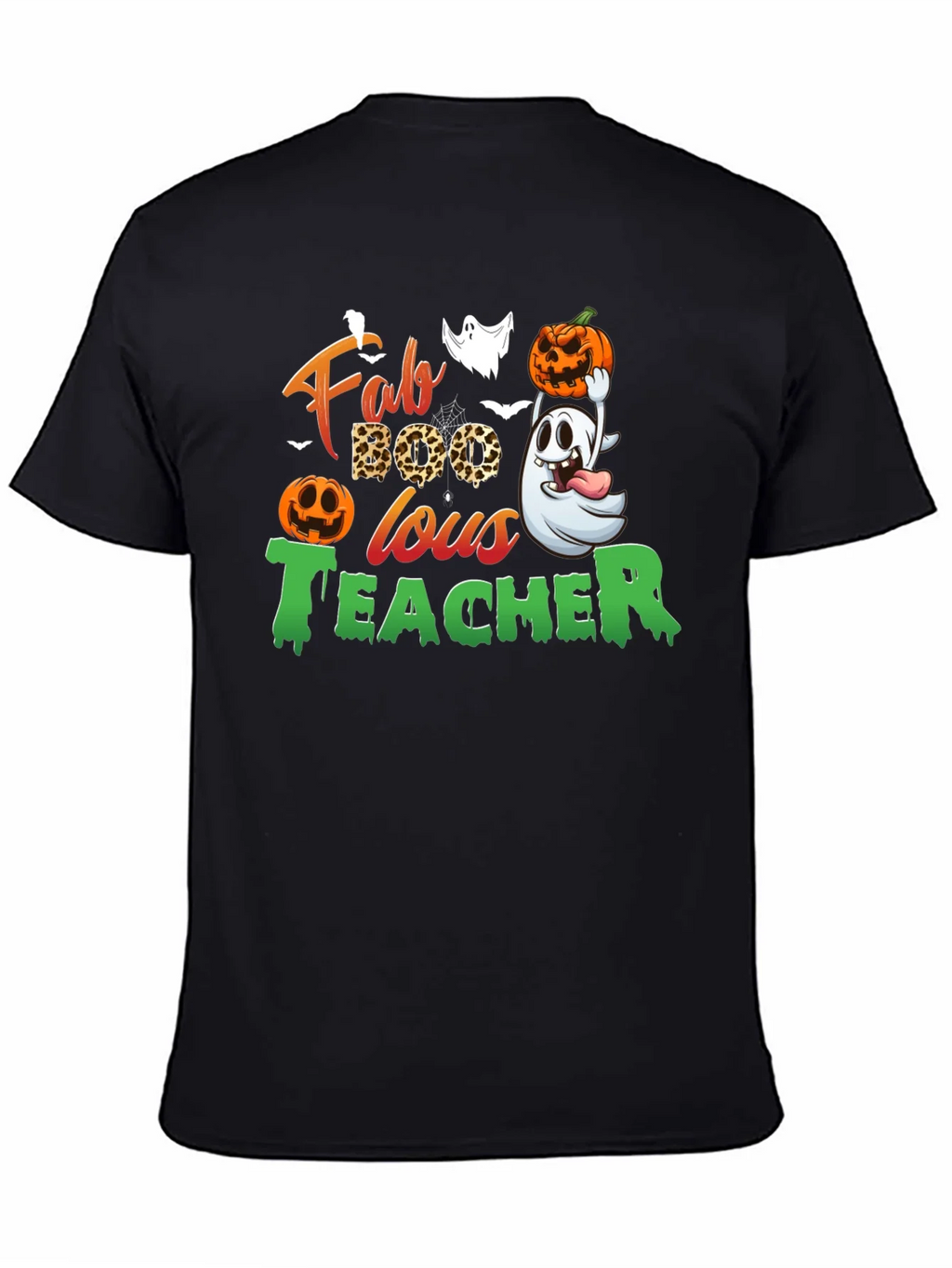 Fab-BOO-lous Teacher Halloween T-Shirt product image 7