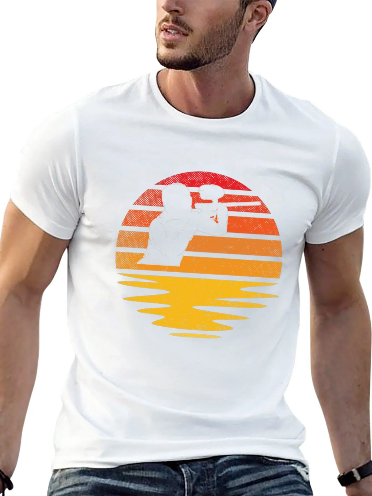 Paintball Sunset Graphic Tee - Black product image 4