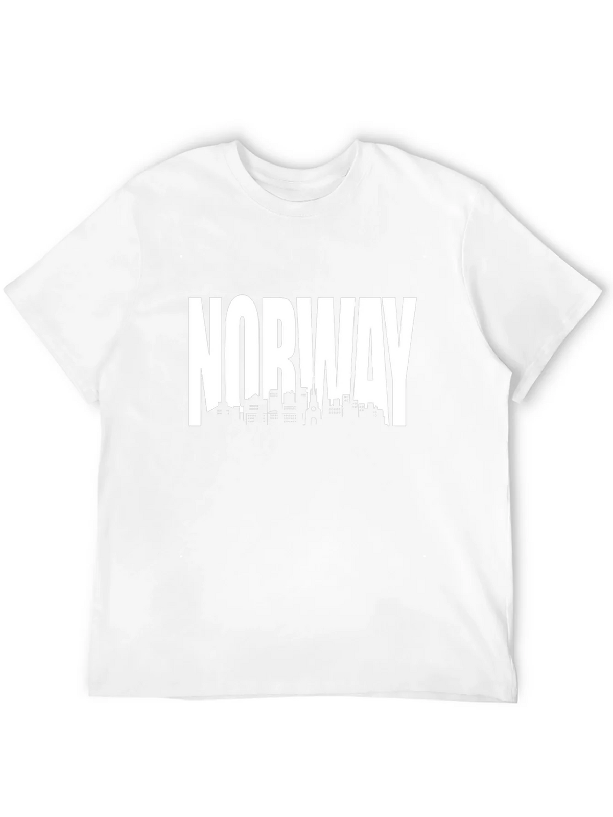 Norway Skyline Black T-Shirt product image 11