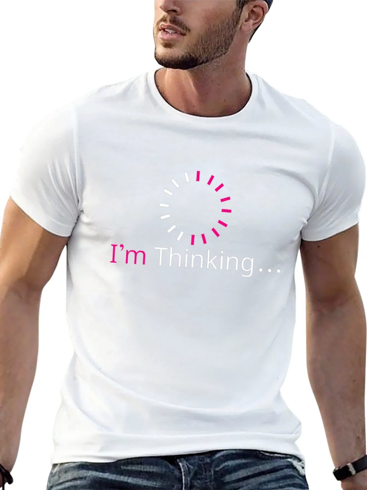 Im Thinking... Mens Graphic Tee product image 4