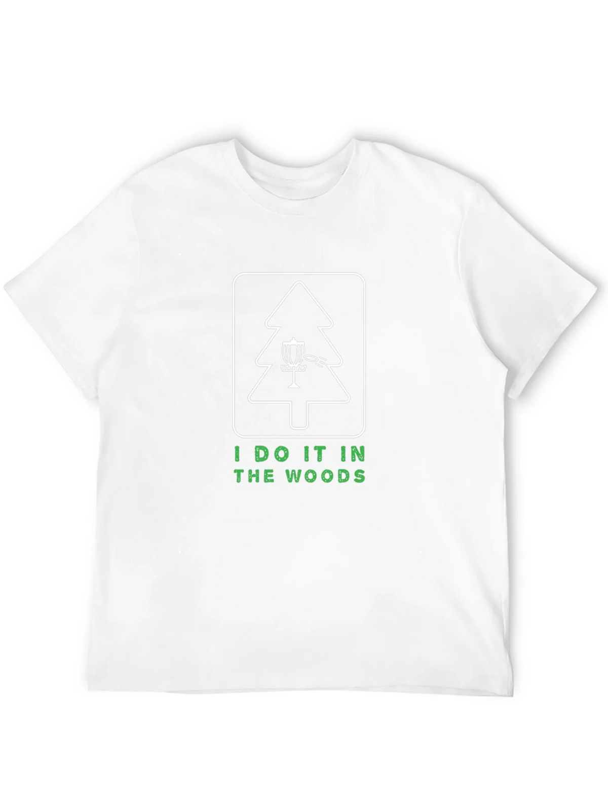 I Do It In The Woods Disc Golf T-Shirt product image 3