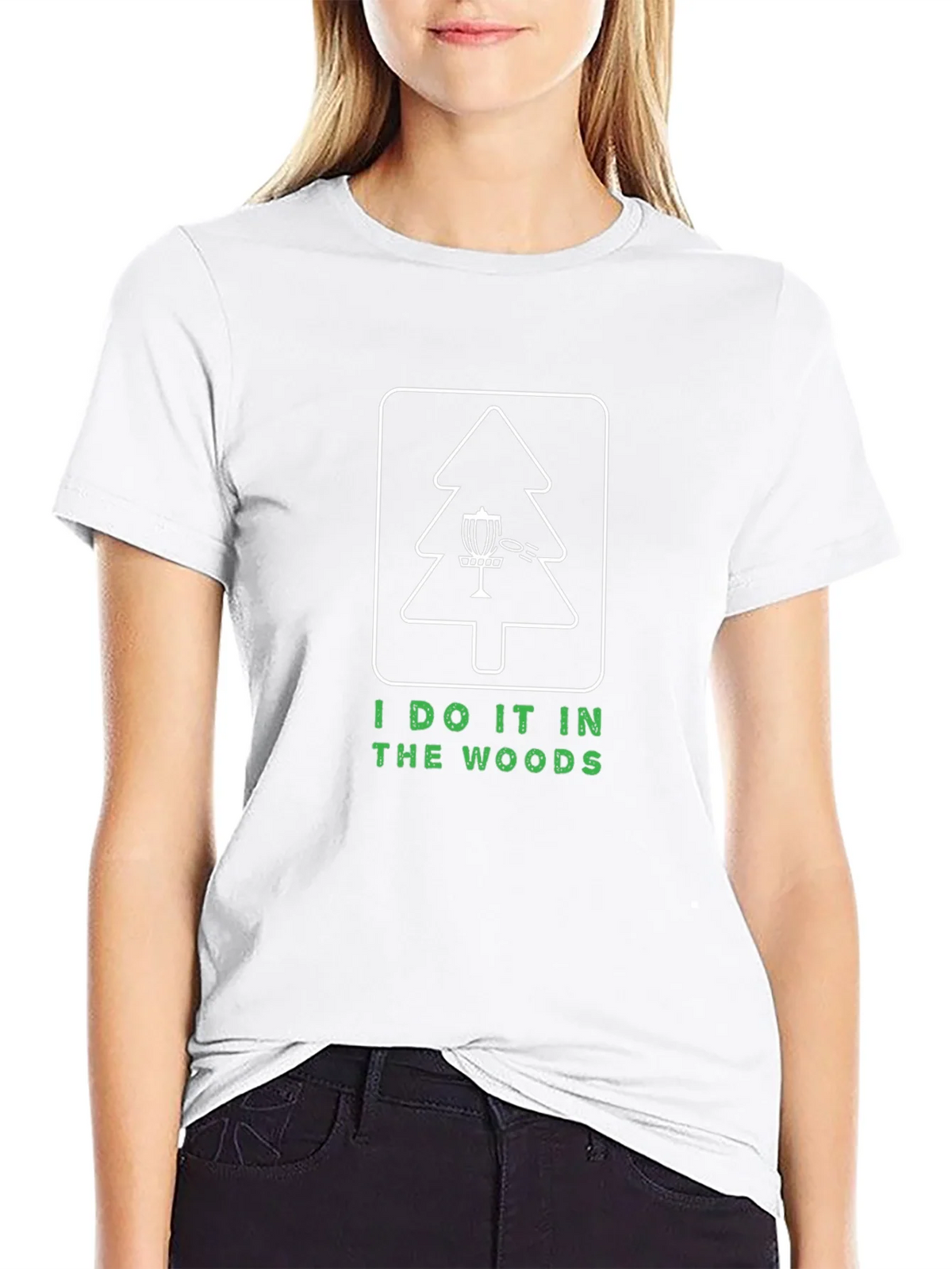 I Do It In The Woods Disc Golf T-Shirt product image 11
