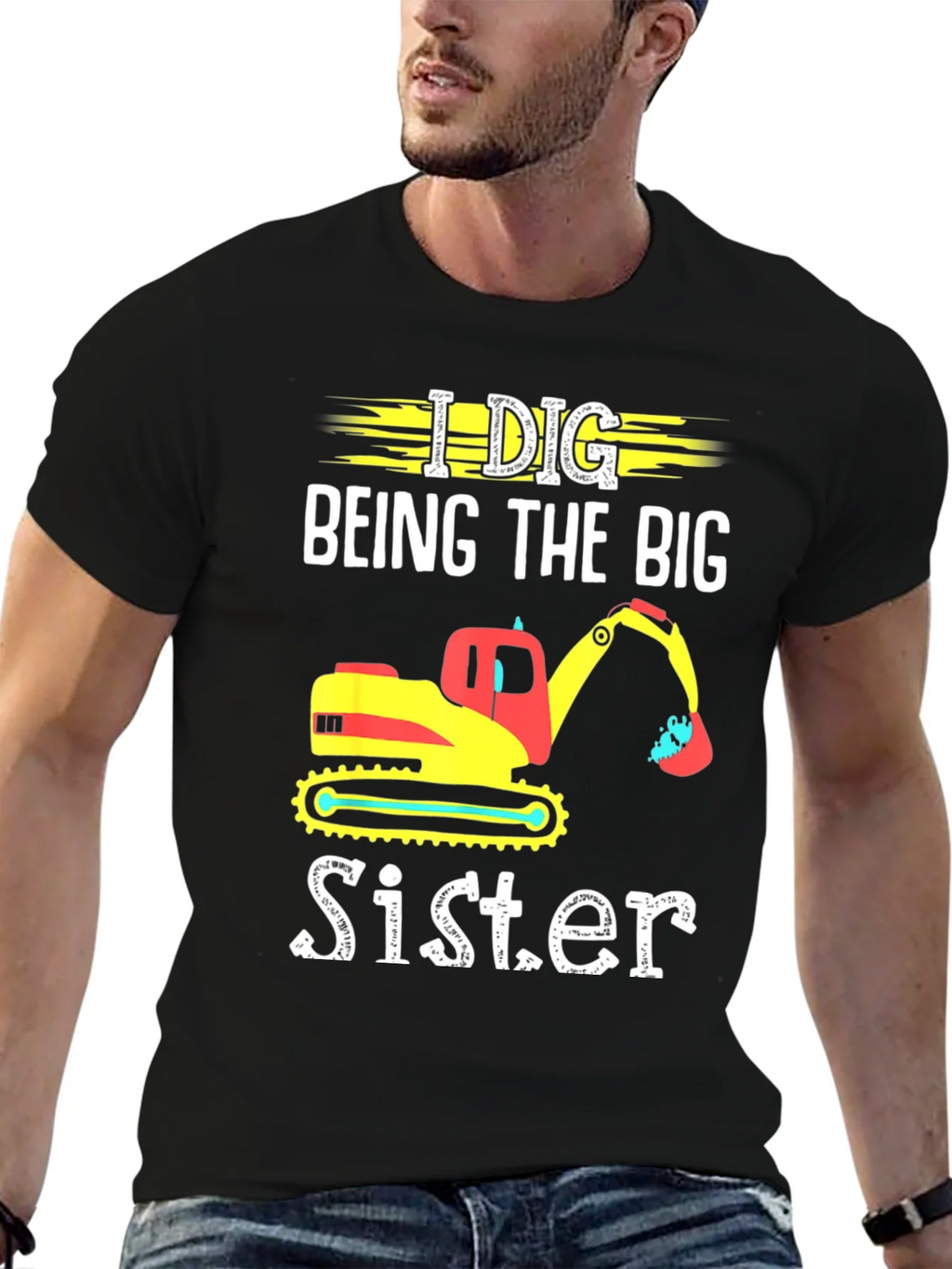 I Dig Being The Big Sister T-Shirt product image 9