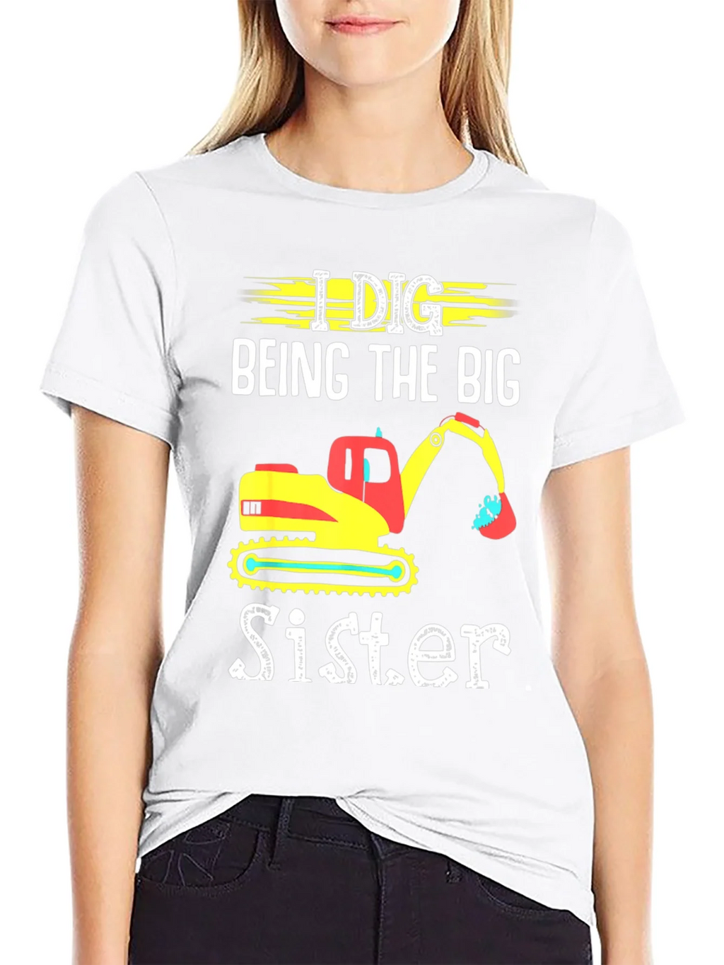 I Dig Being The Big Sister T-Shirt product image 11