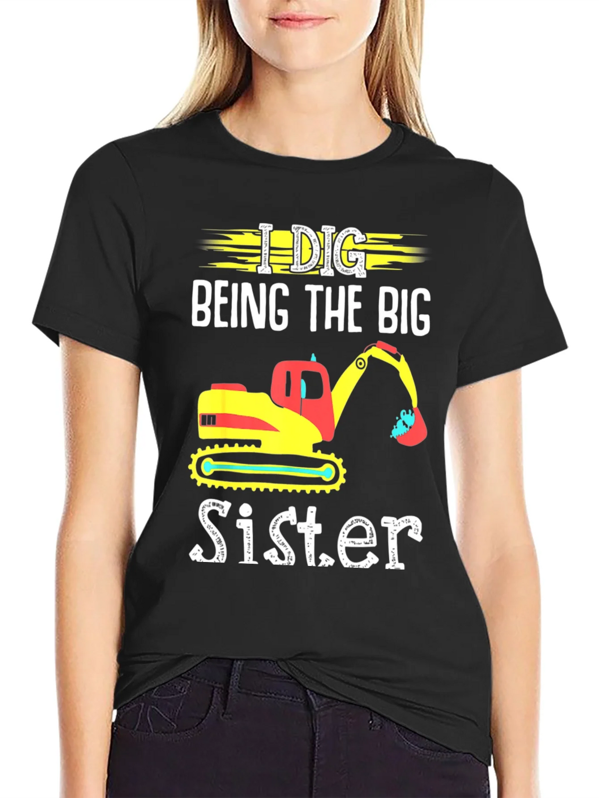 I Dig Being The Big Sister T-Shirt product image 5