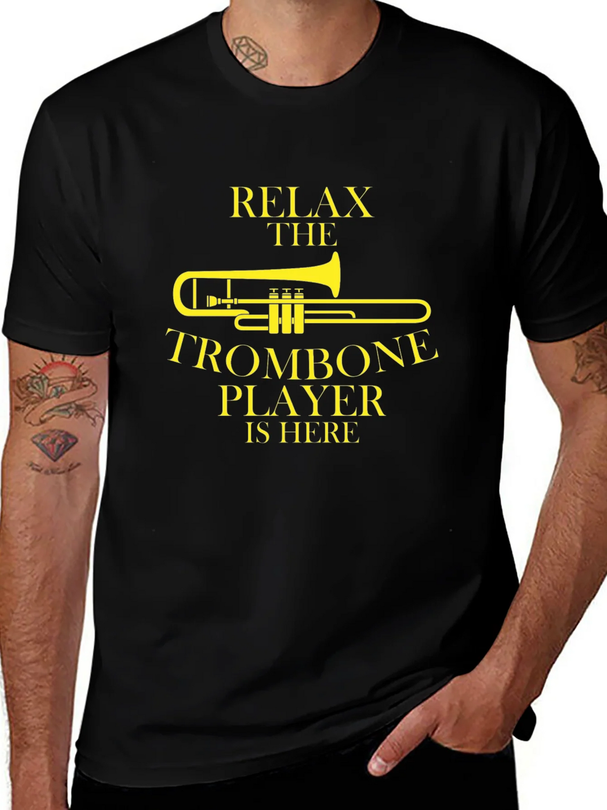 Relax Trombone Player T-Shirt product image 1