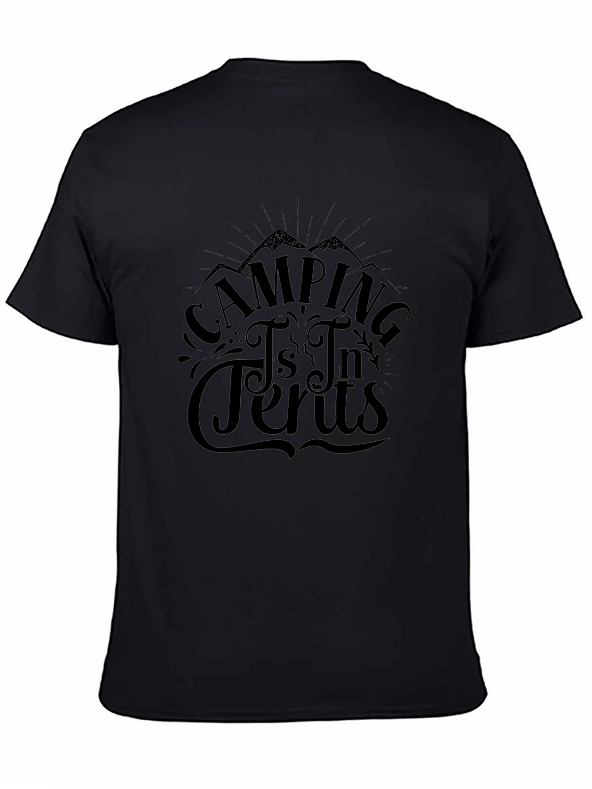 Camping is In Tents Graphic Tee product image 7
