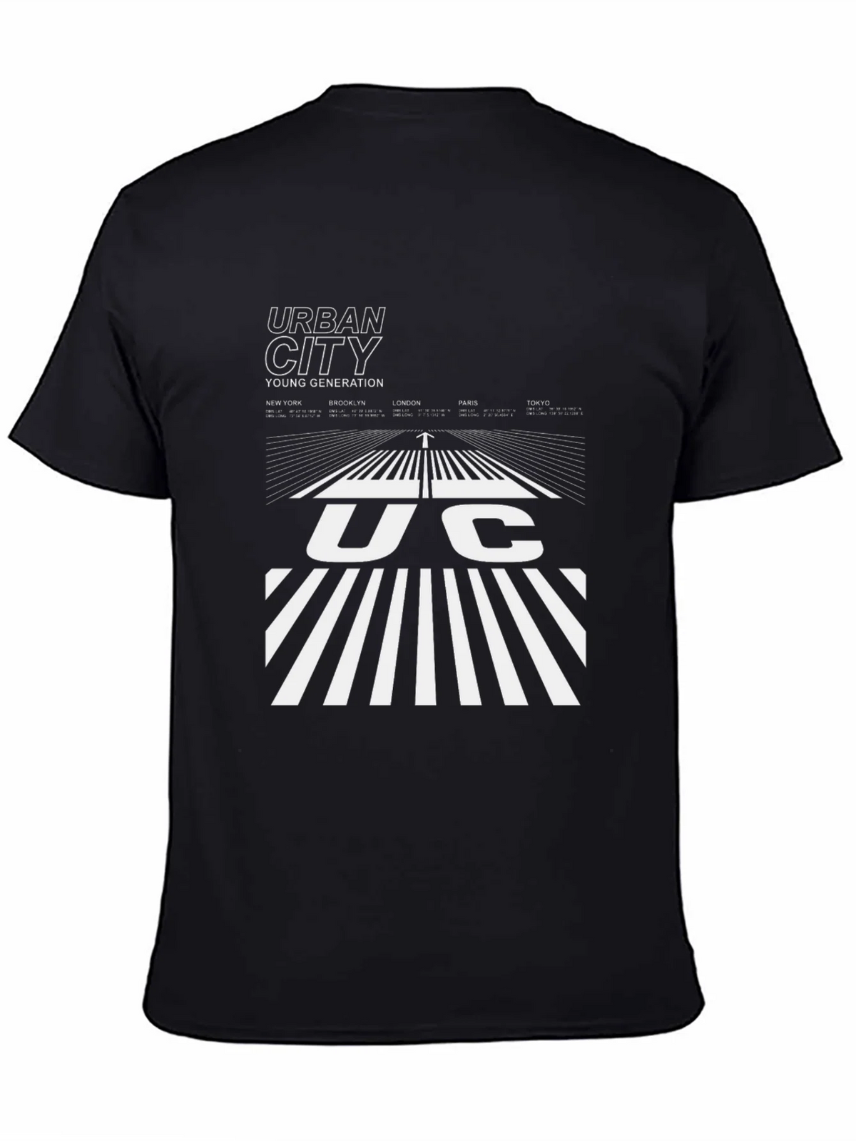 Urban City Graphic Tee - Black Cotton Blend product image 7