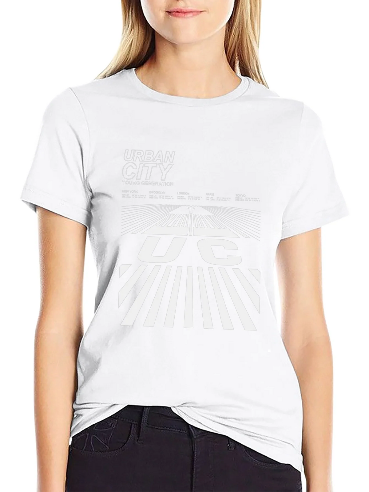 Urban City Graphic Tee - Black Cotton Blend product image 11