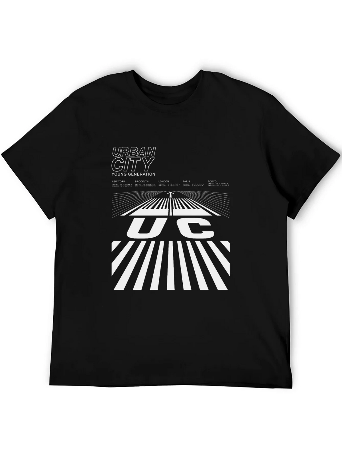 Urban City Graphic Tee - Black Cotton Blend product image 8