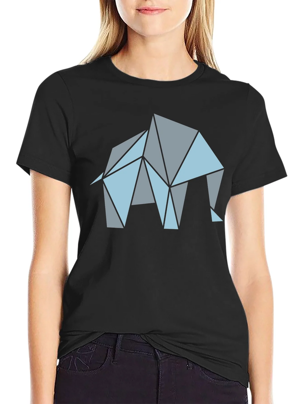 Geometric Elephant Graphic T-Shirt product image 5