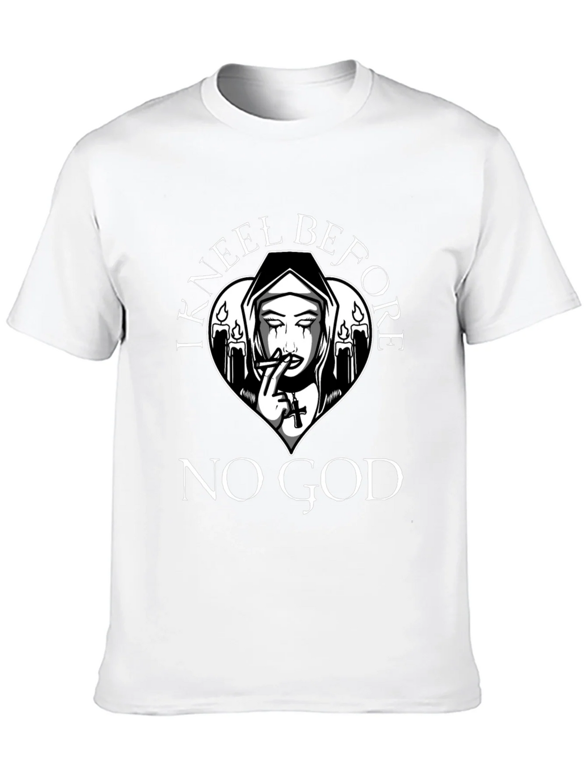 I Kneel Before No God T-Shirt product image 12
