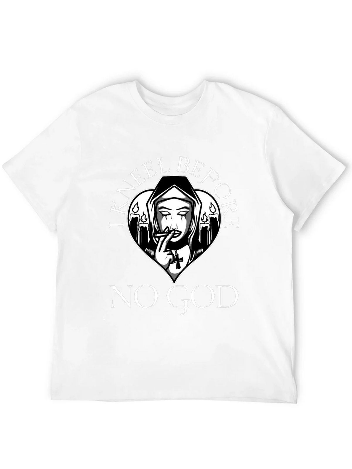 I Kneel Before No God T-Shirt product image 3