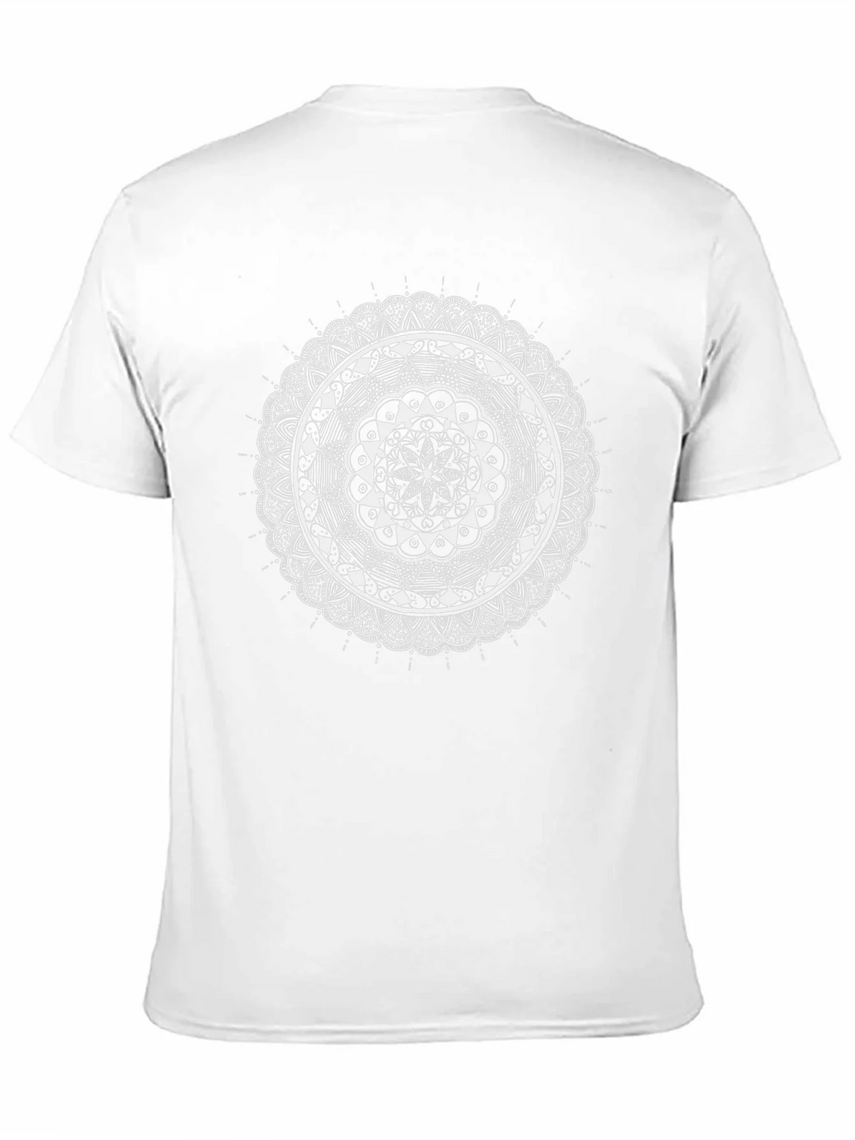 Mandala Art Black T-Shirt product image 2