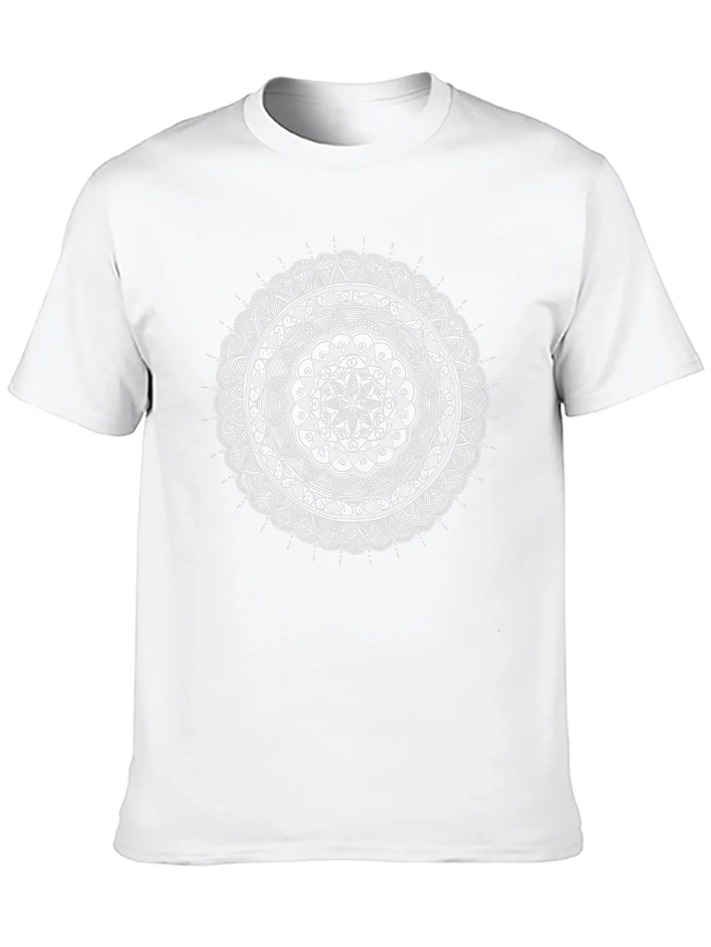 Mandala Art Black T-Shirt product image 12