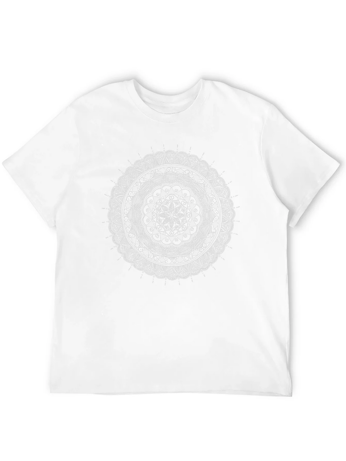 Mandala Art Black T-Shirt product image 3