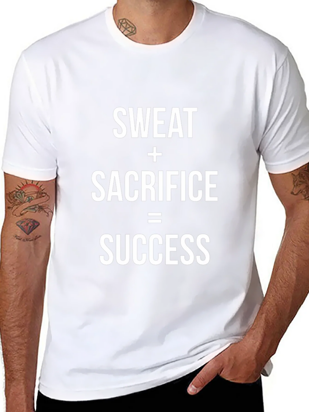 Motivational Sweat Sacrifice Success Graphic T-Shirt product image 10