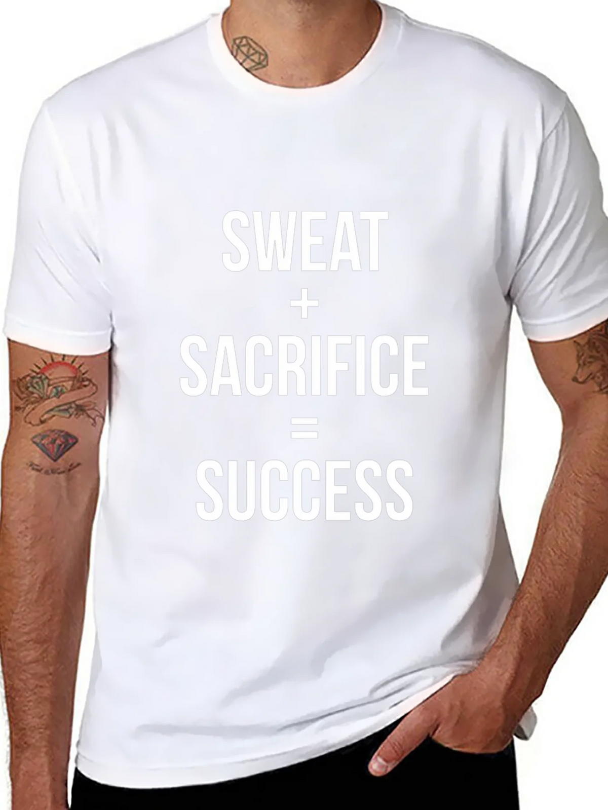 Motivational Sweat Sacrifice Success Graphic T-Shirt product image 10
