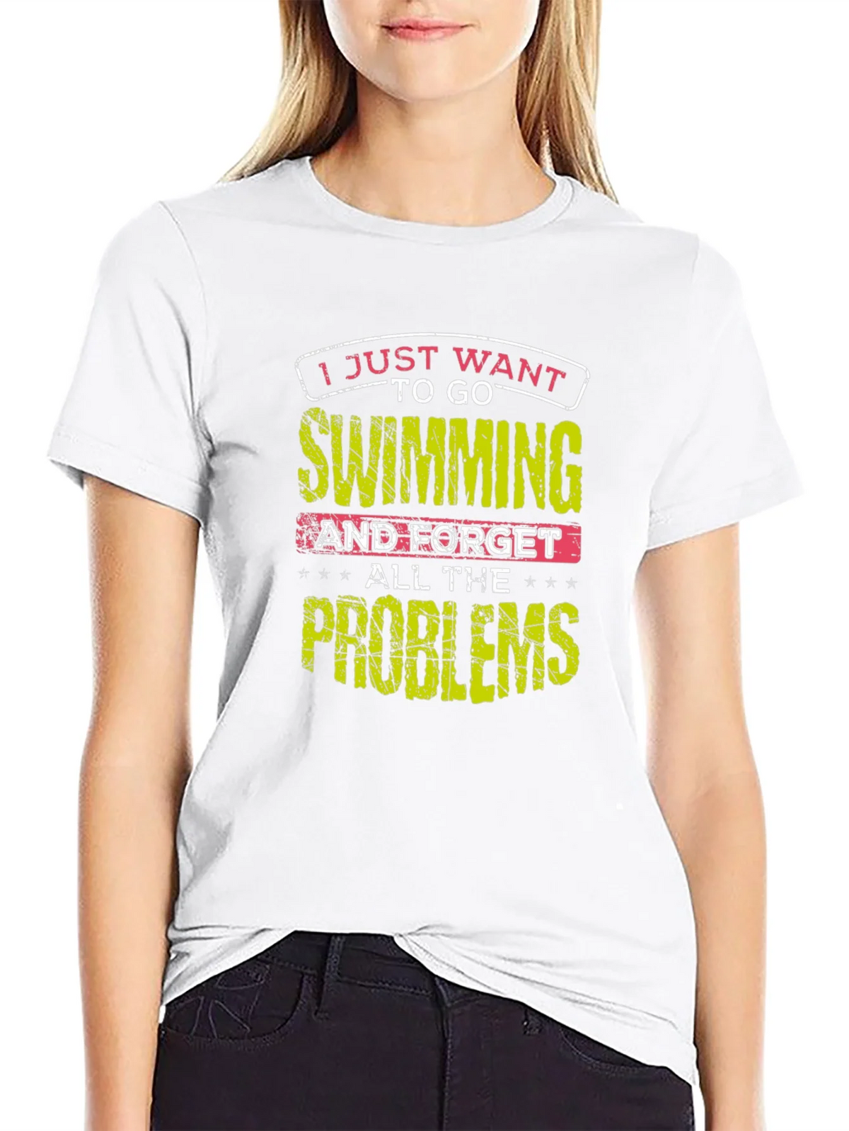 Swimming Problems Graphic Tee product image 11