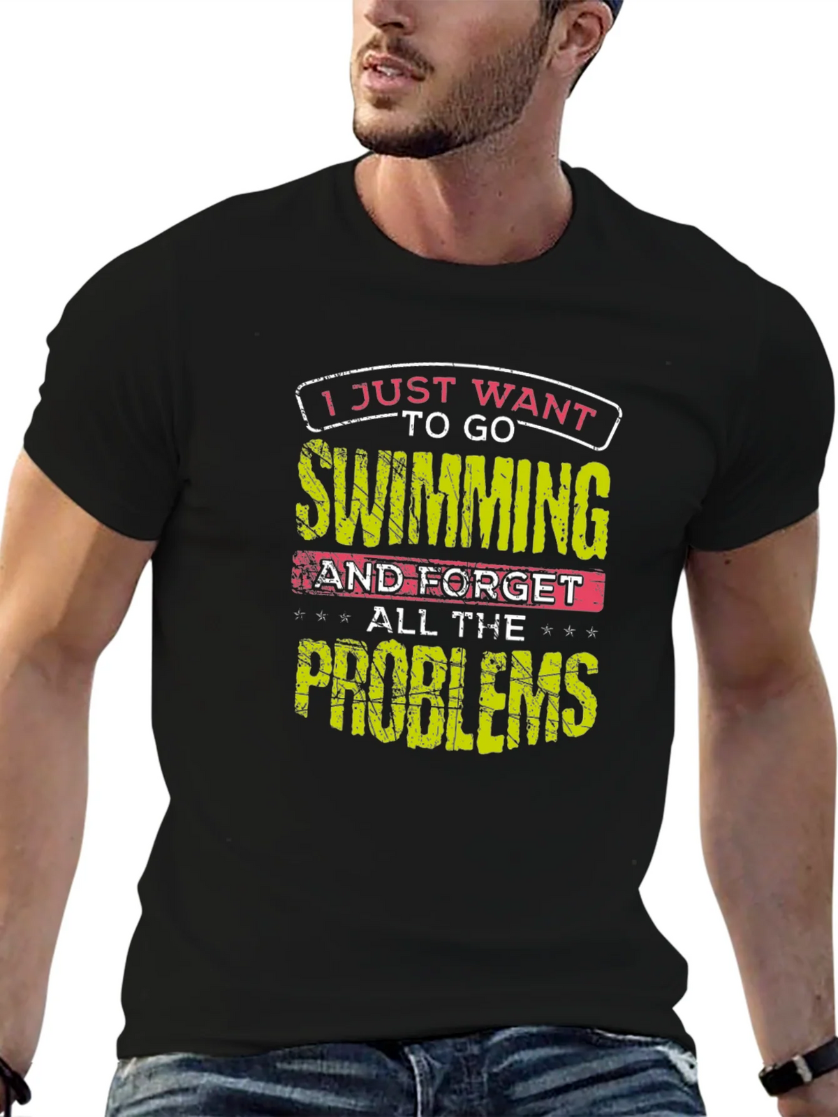 Swimming Problems Graphic Tee product image 9