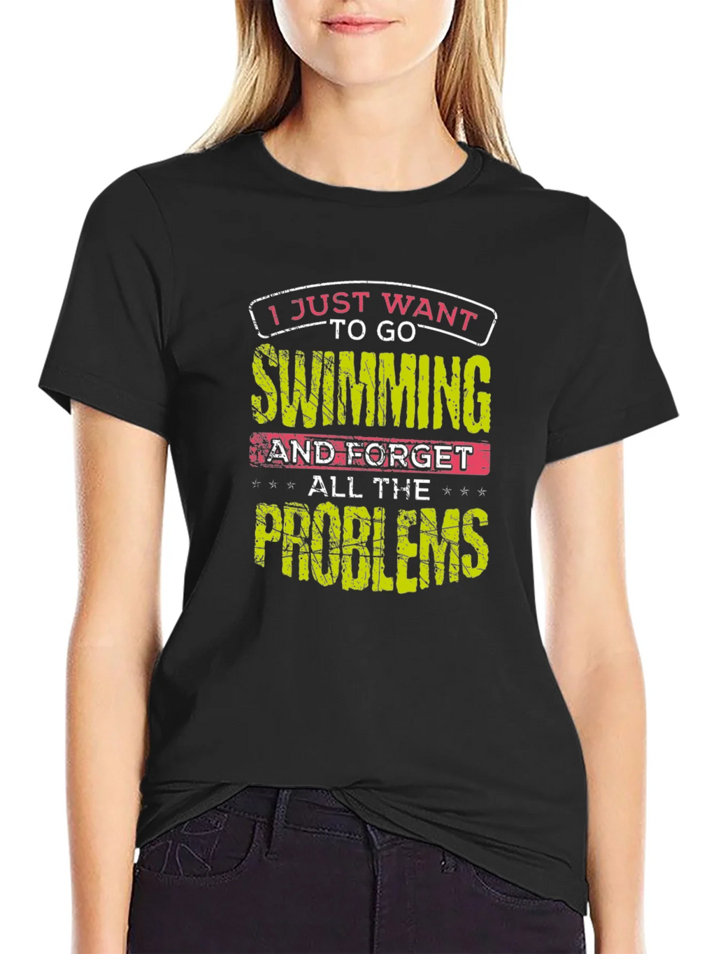 Swimming Problems Graphic Tee product image 5