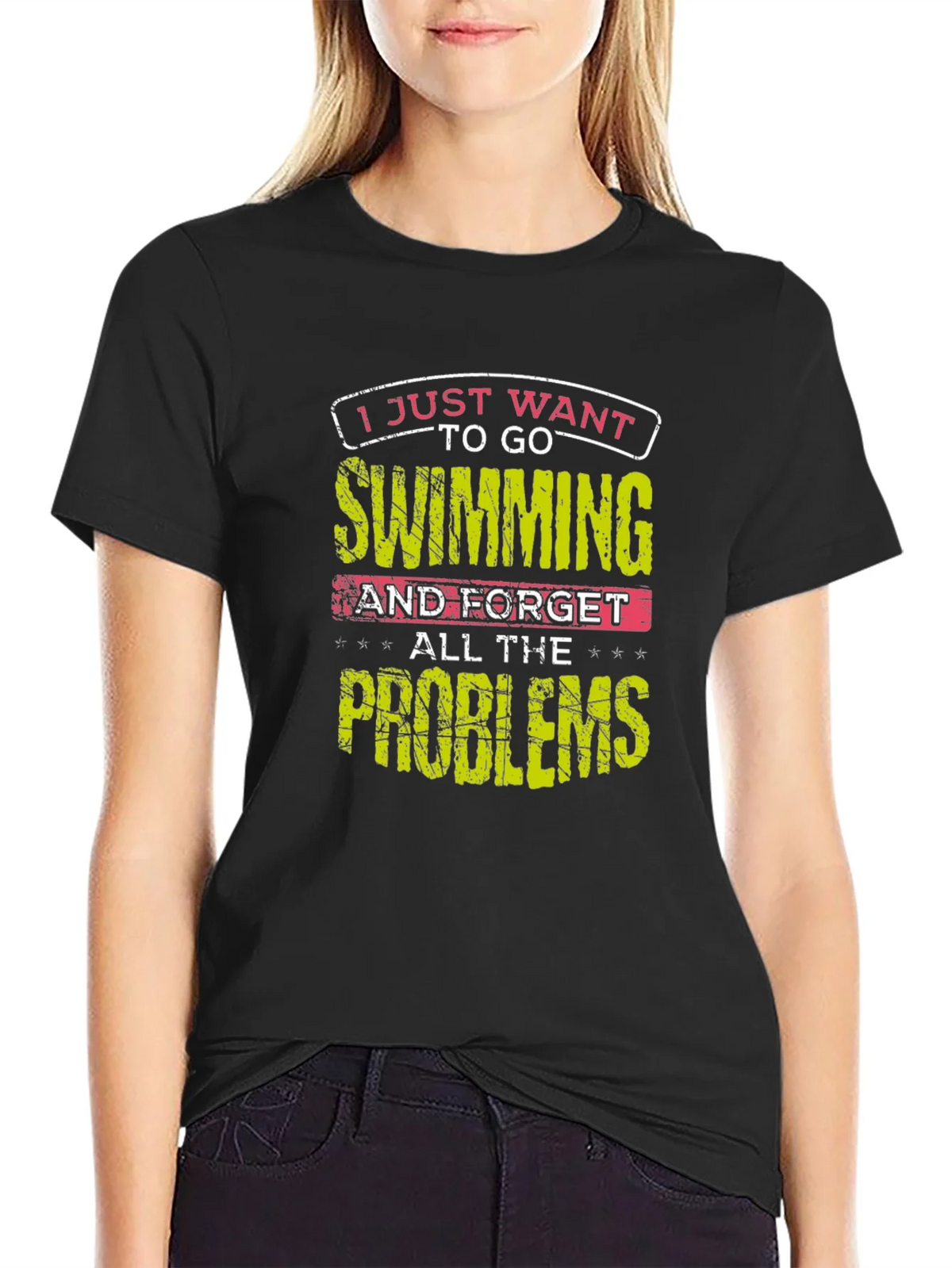 Swimming Problems Graphic Tee product image 5