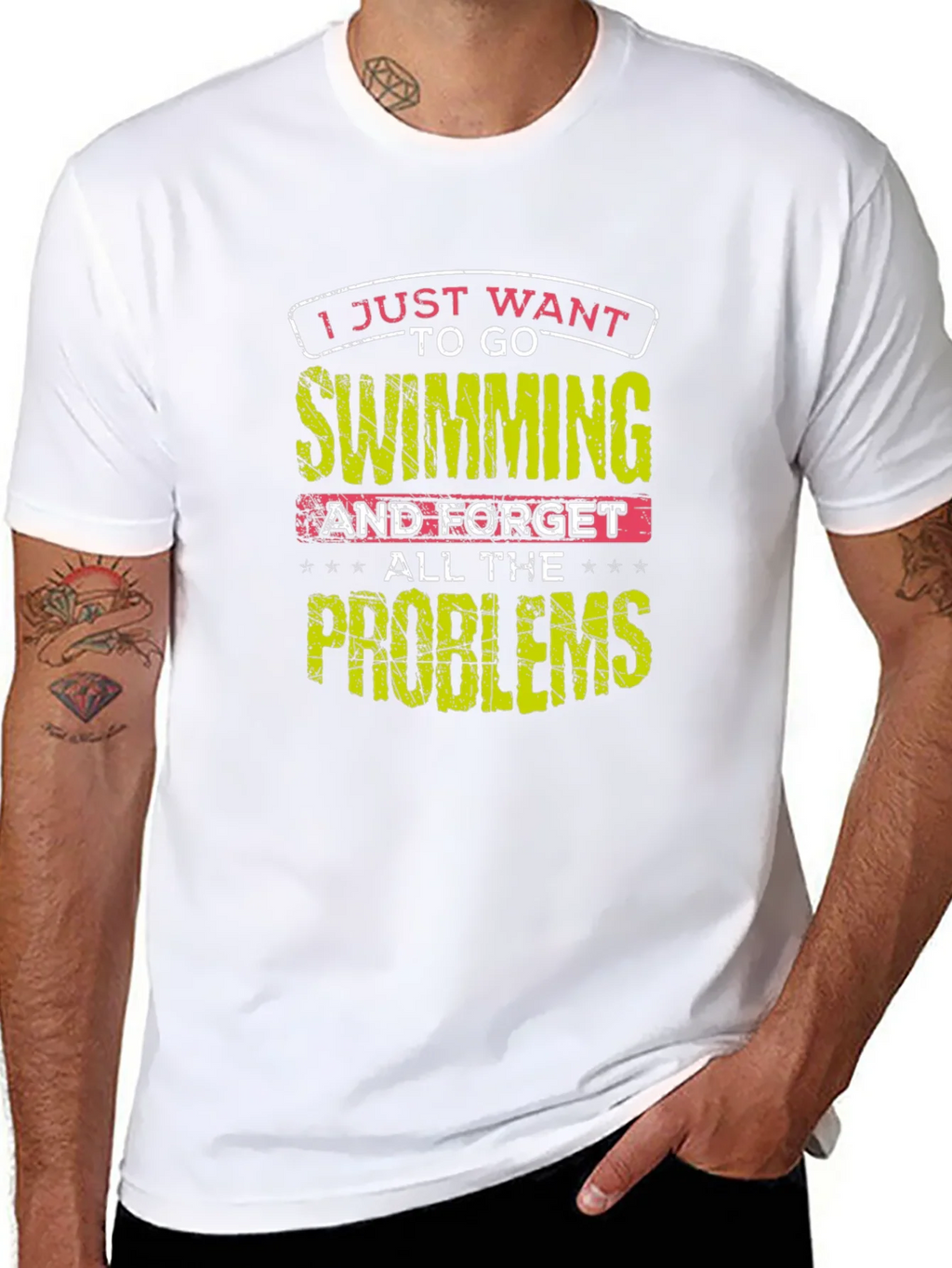 Swimming Problems Graphic Tee product image 10