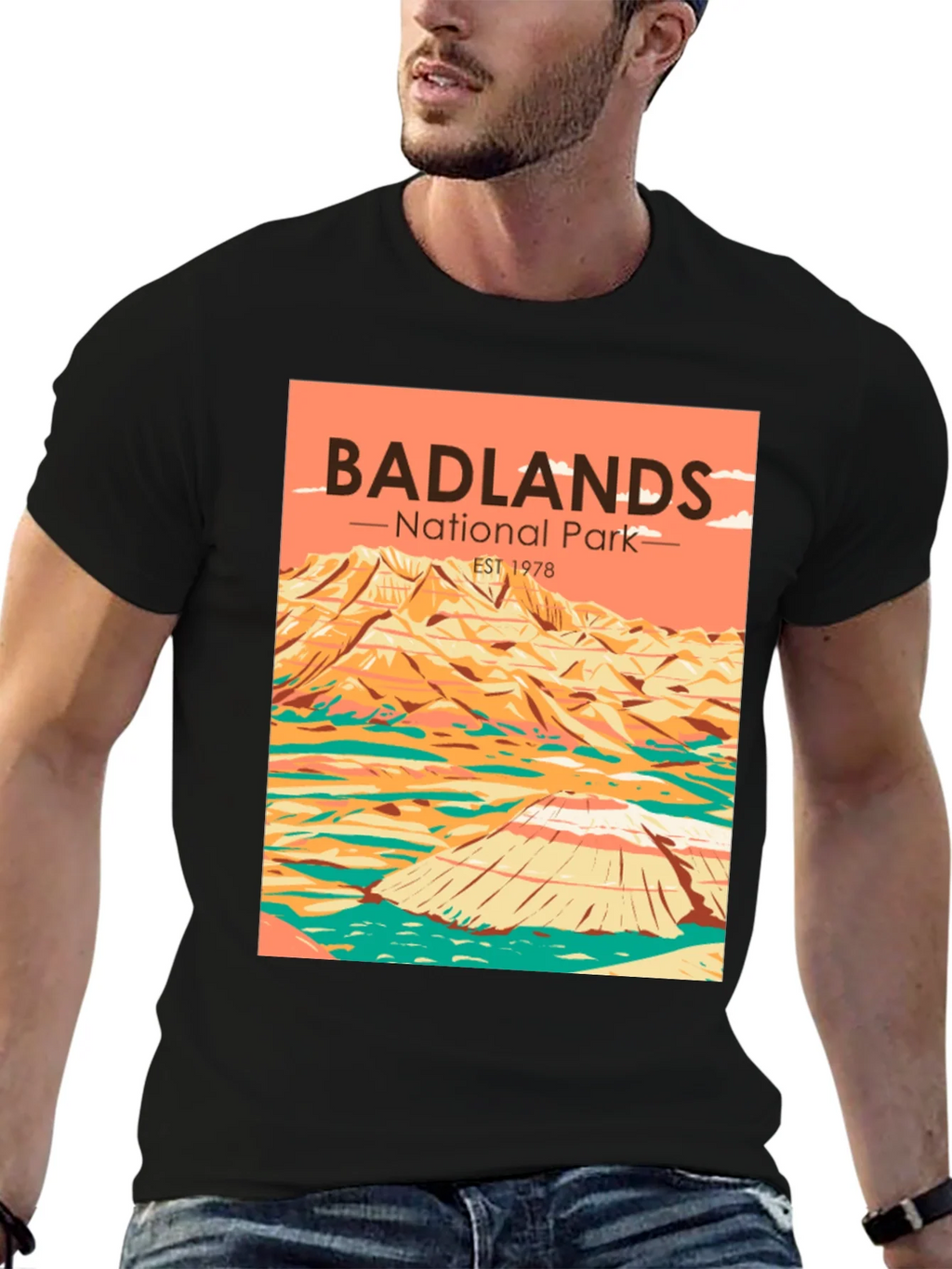 Badlands National Park T-Shirt - Retro Style product image 9