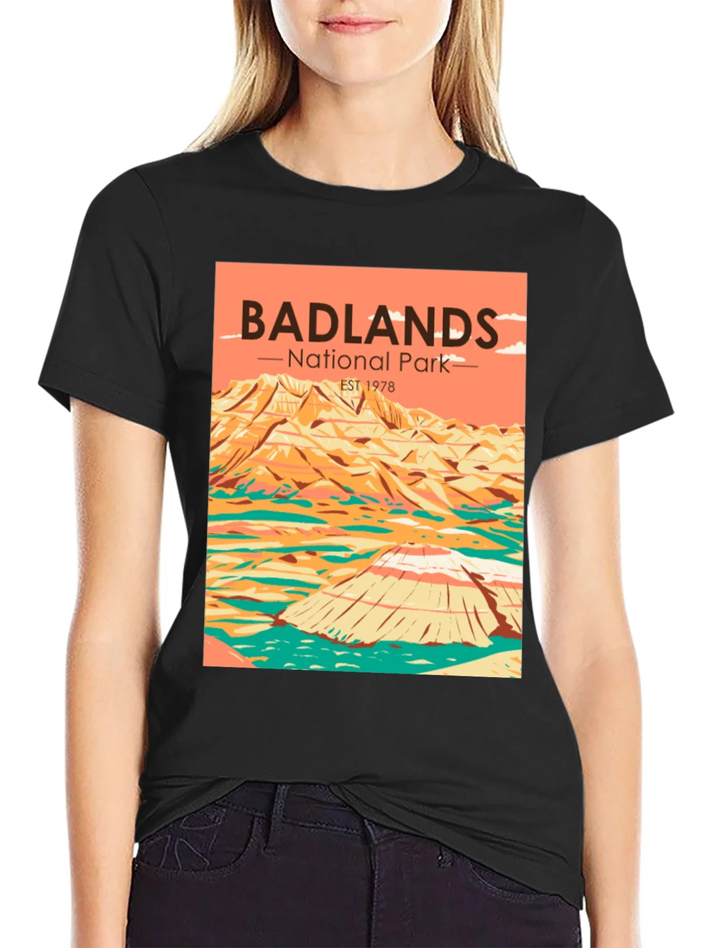 Badlands National Park T-Shirt - Retro Style product image 5