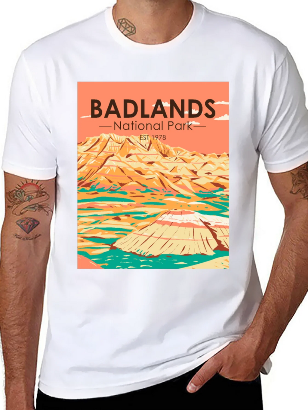 Badlands National Park T-Shirt - Retro Style product image 10