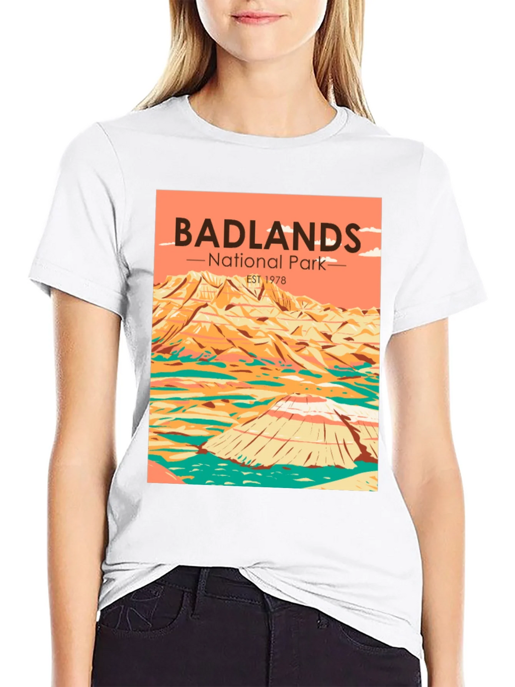 Badlands National Park T-Shirt - Retro Style product image 11