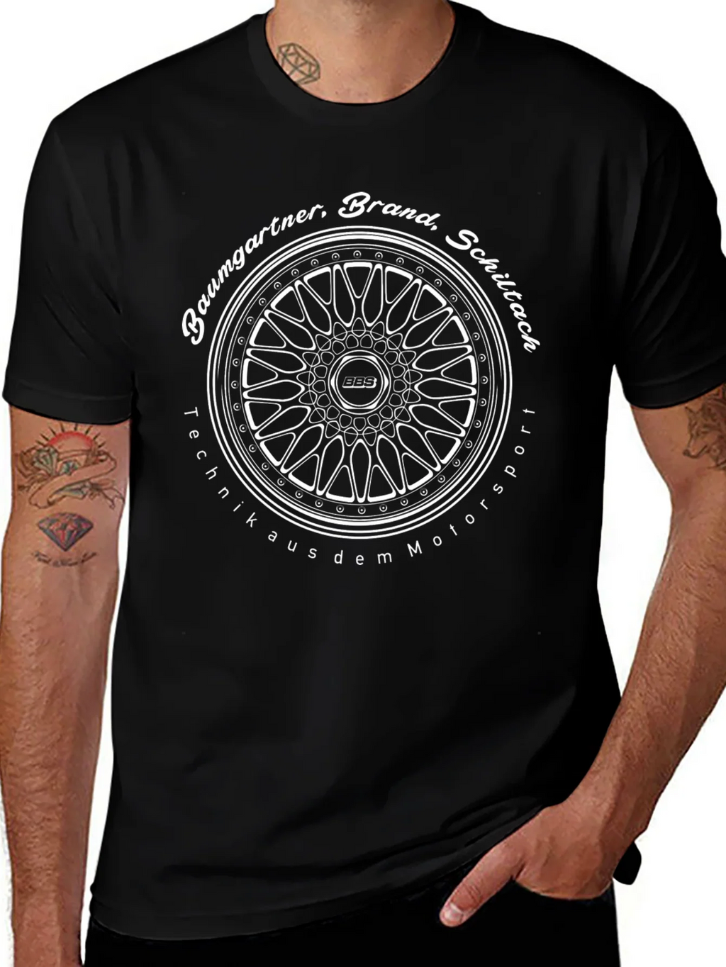 BBS Motorsport T-Shirt - Black Graphic Tee product image 1