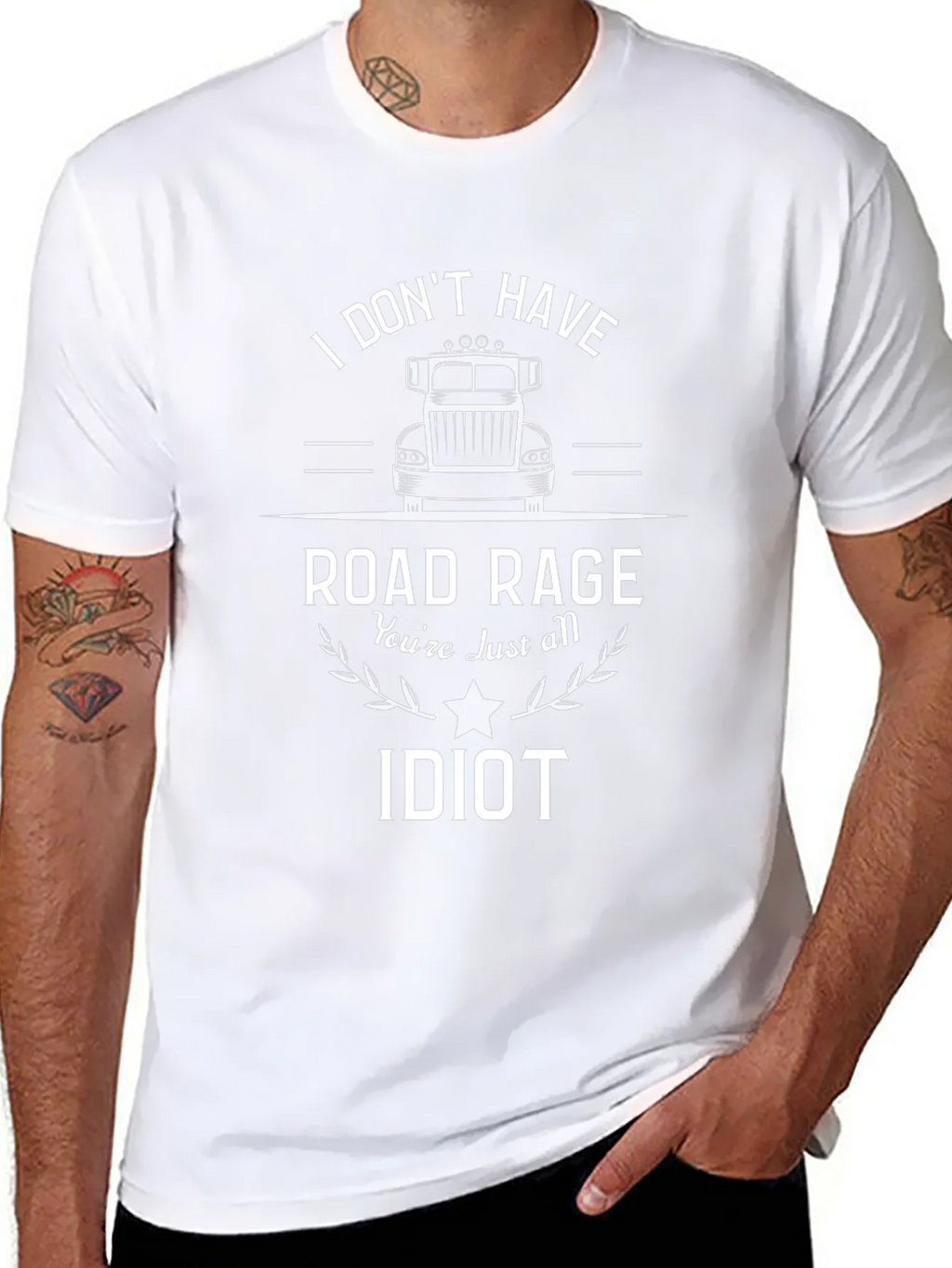 Road Rage Trucker T-Shirt - Funny Sarcastic Tee product image 10