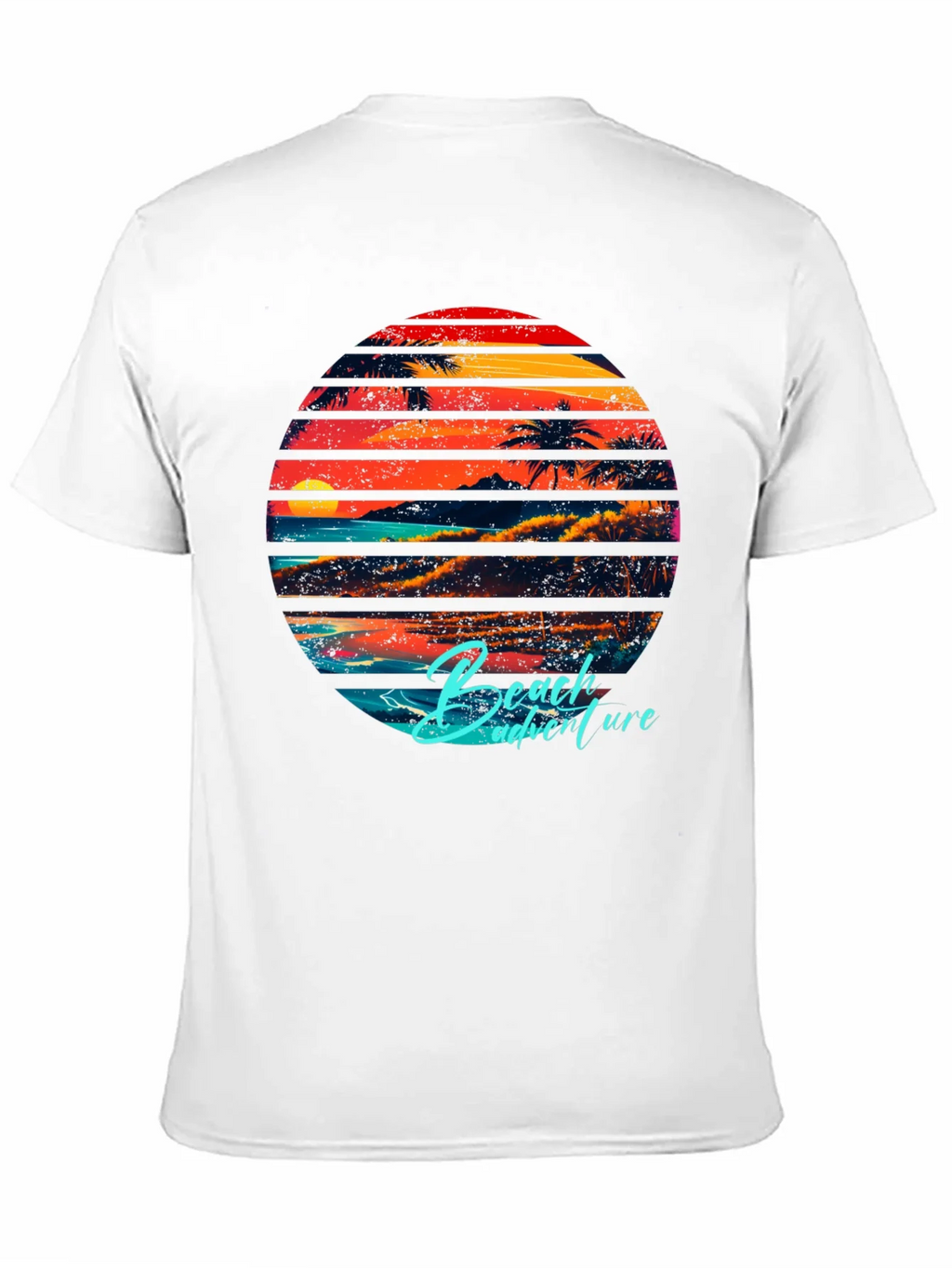 Retro Beach Adventure Graphic T-Shirt product image 2
