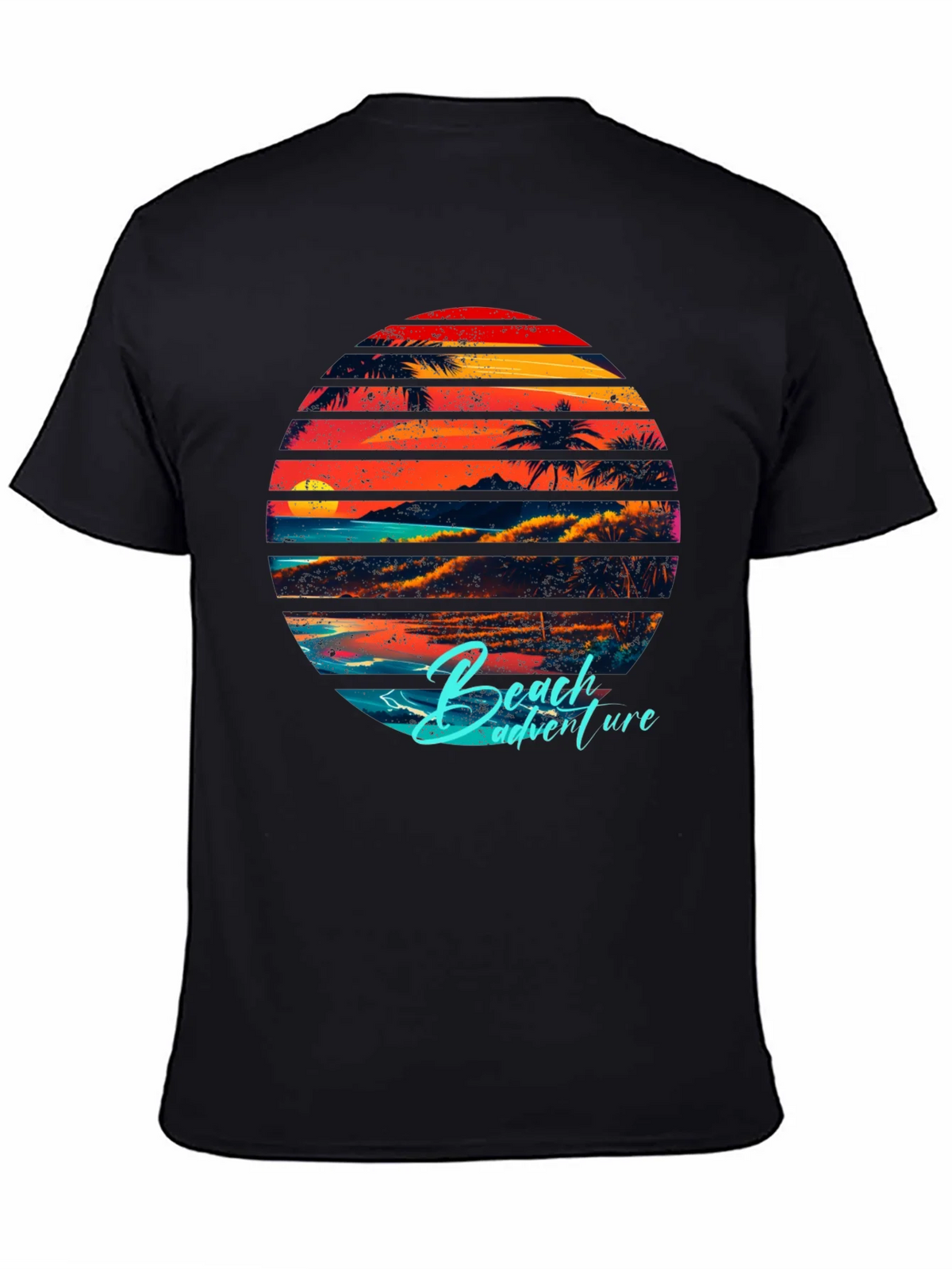 Retro Beach Adventure Graphic T-Shirt product image 7