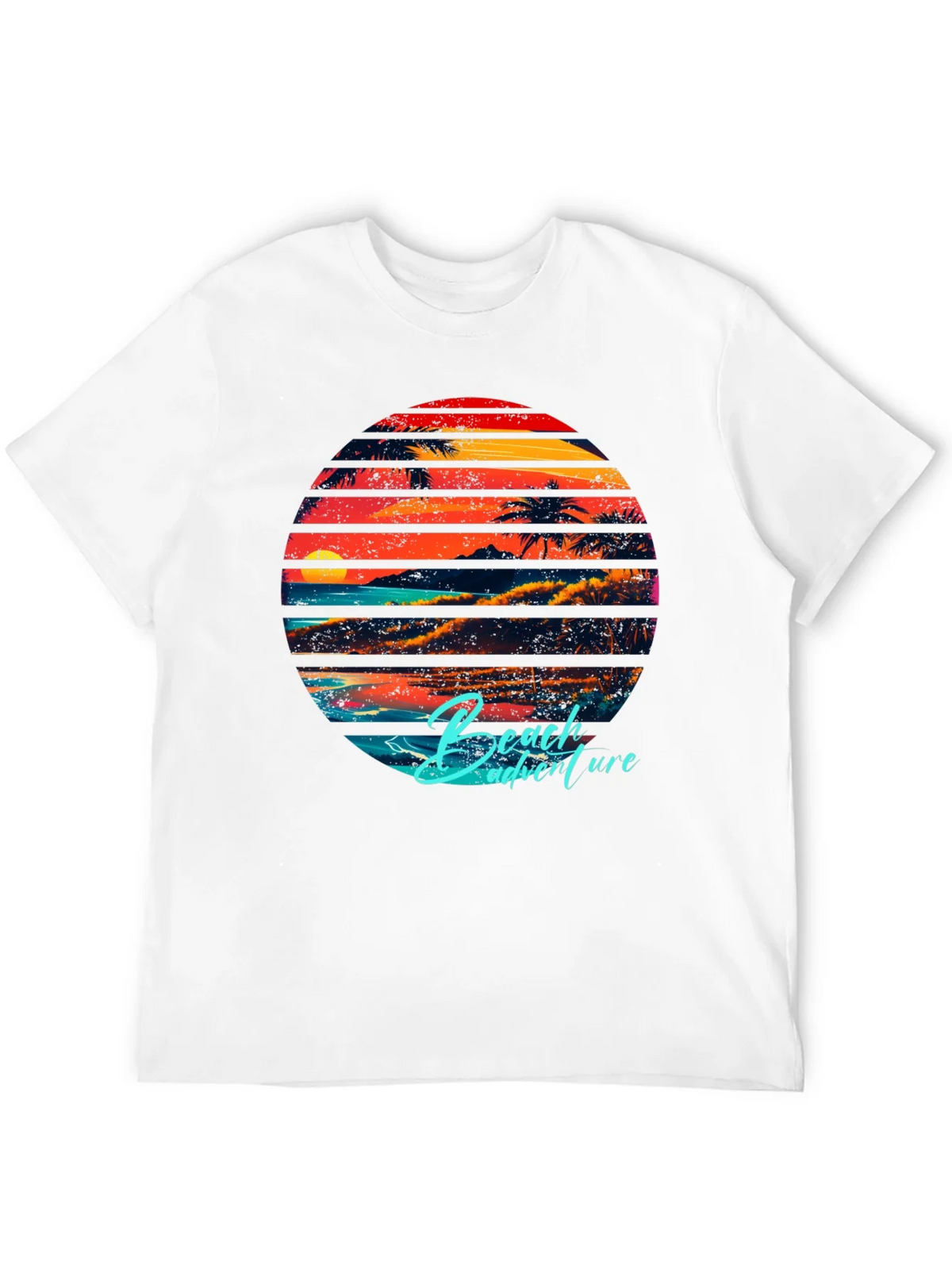 Retro Beach Adventure Graphic T-Shirt product image 3