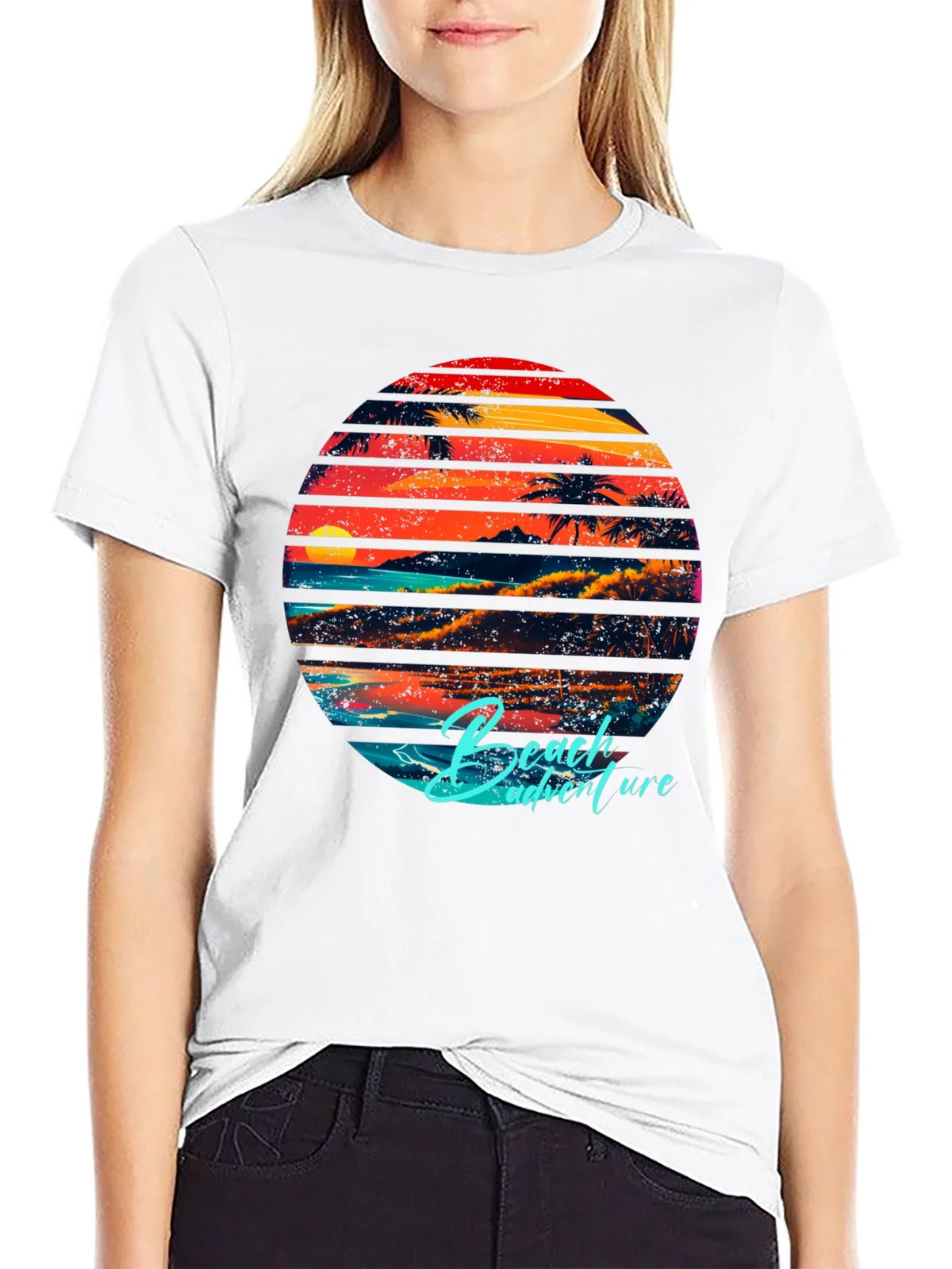 Retro Beach Adventure Graphic T-Shirt product image 11