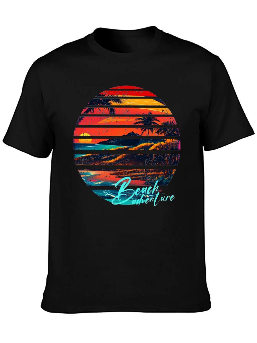 Retro Beach Adventure Graphic T-Shirt product image 6