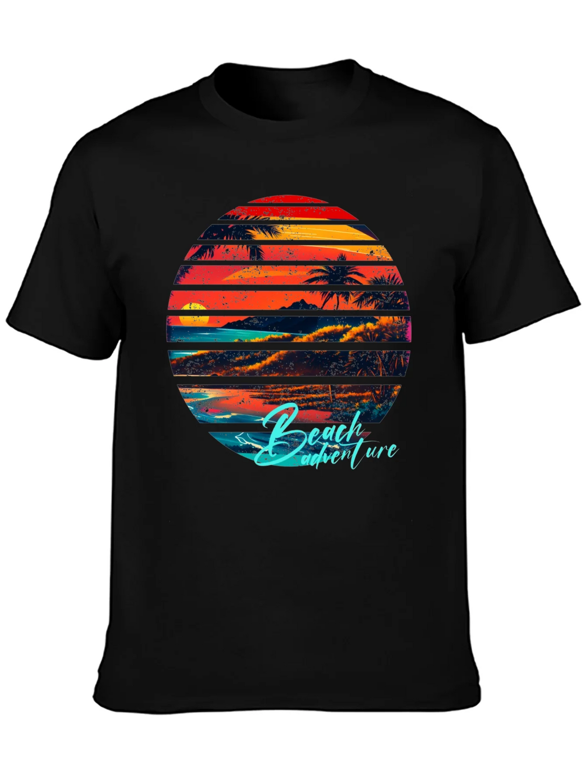 Retro Beach Adventure Graphic T-Shirt product image 6