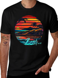 Retro Beach Adventure Graphic T-Shirt product image 1